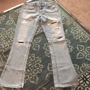 American Eagle skinny kick stretch jeans 8